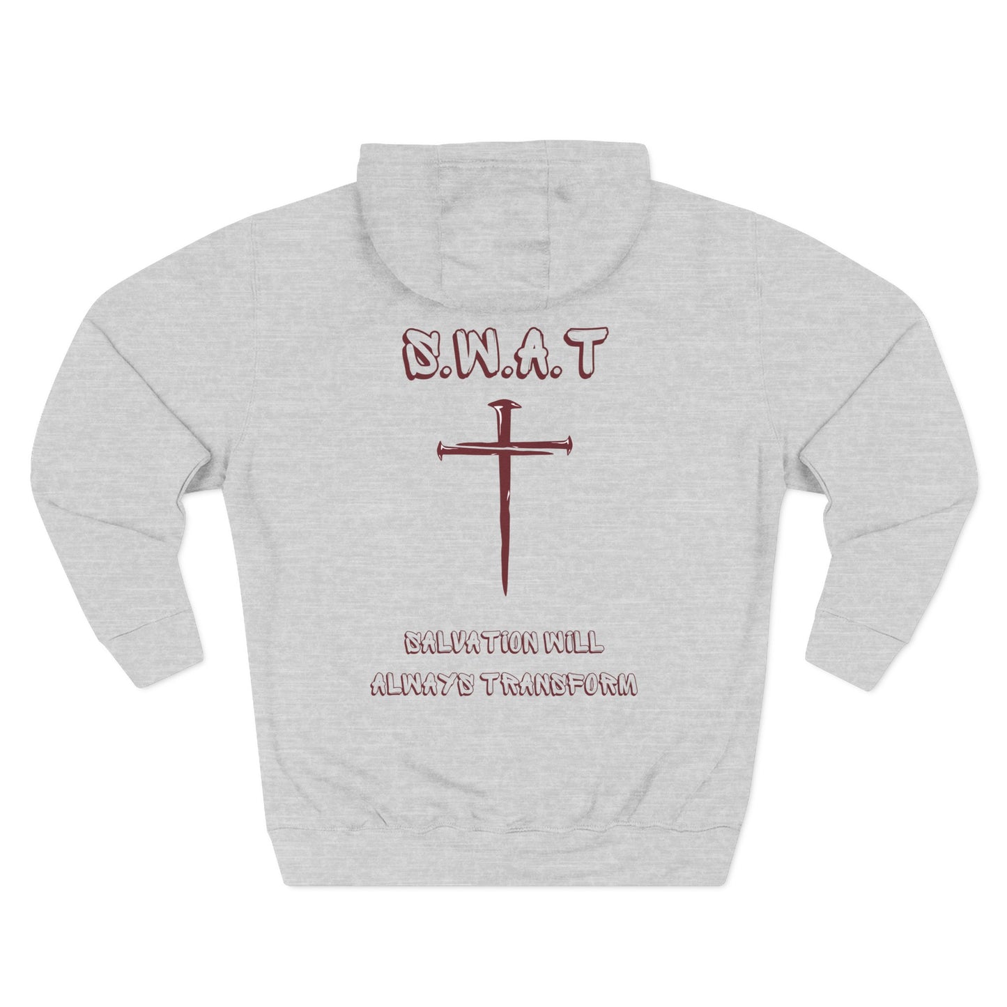 Swat Christian Marron Words Hoodie