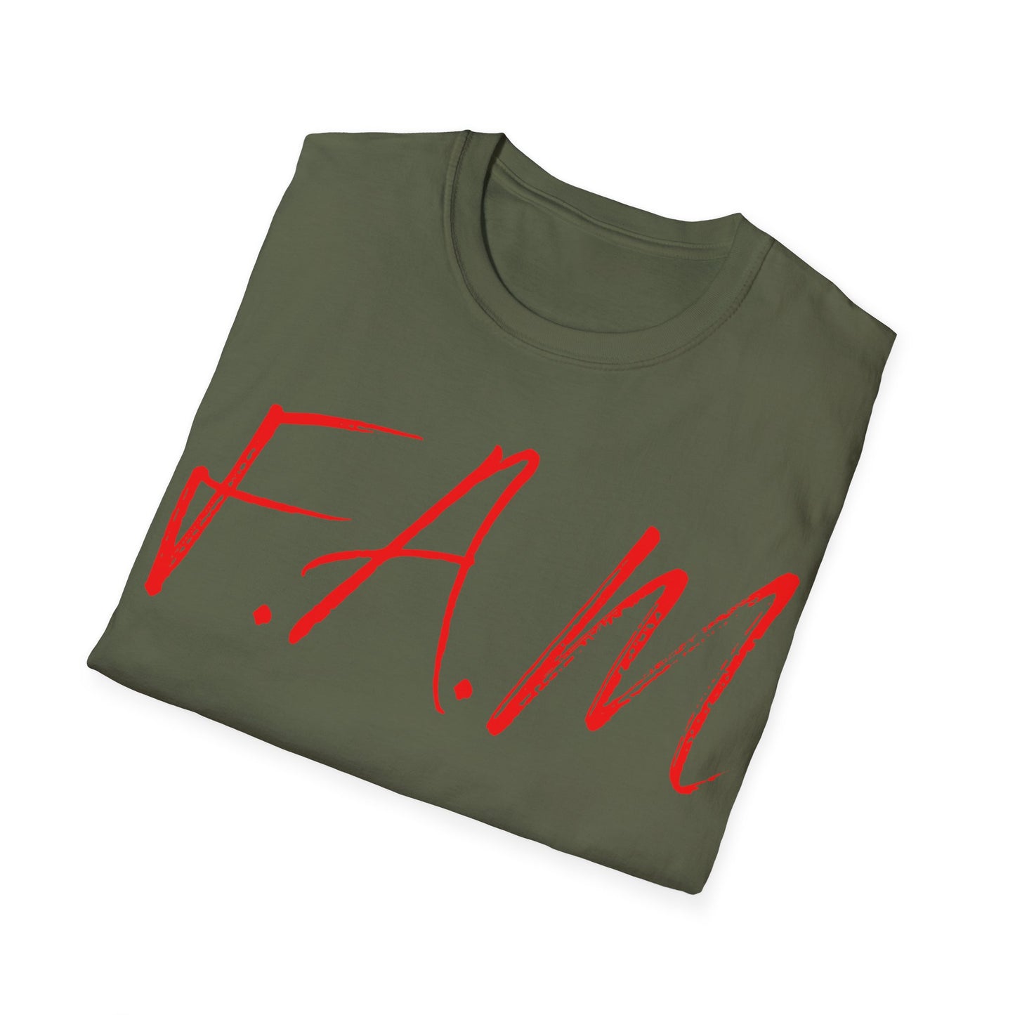 Fam Christian Red Letters & Image