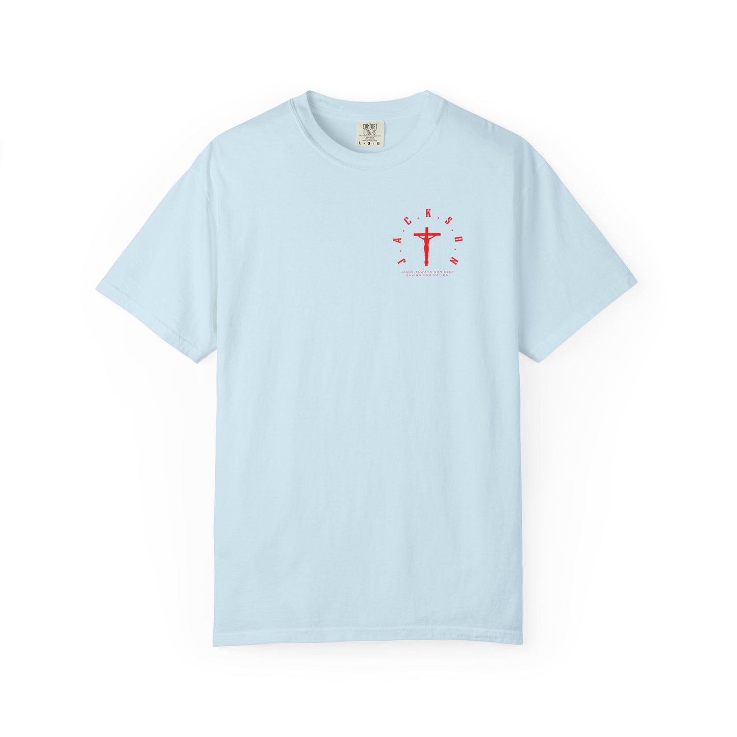 Jackson Believing Christian Red Letters & Cross