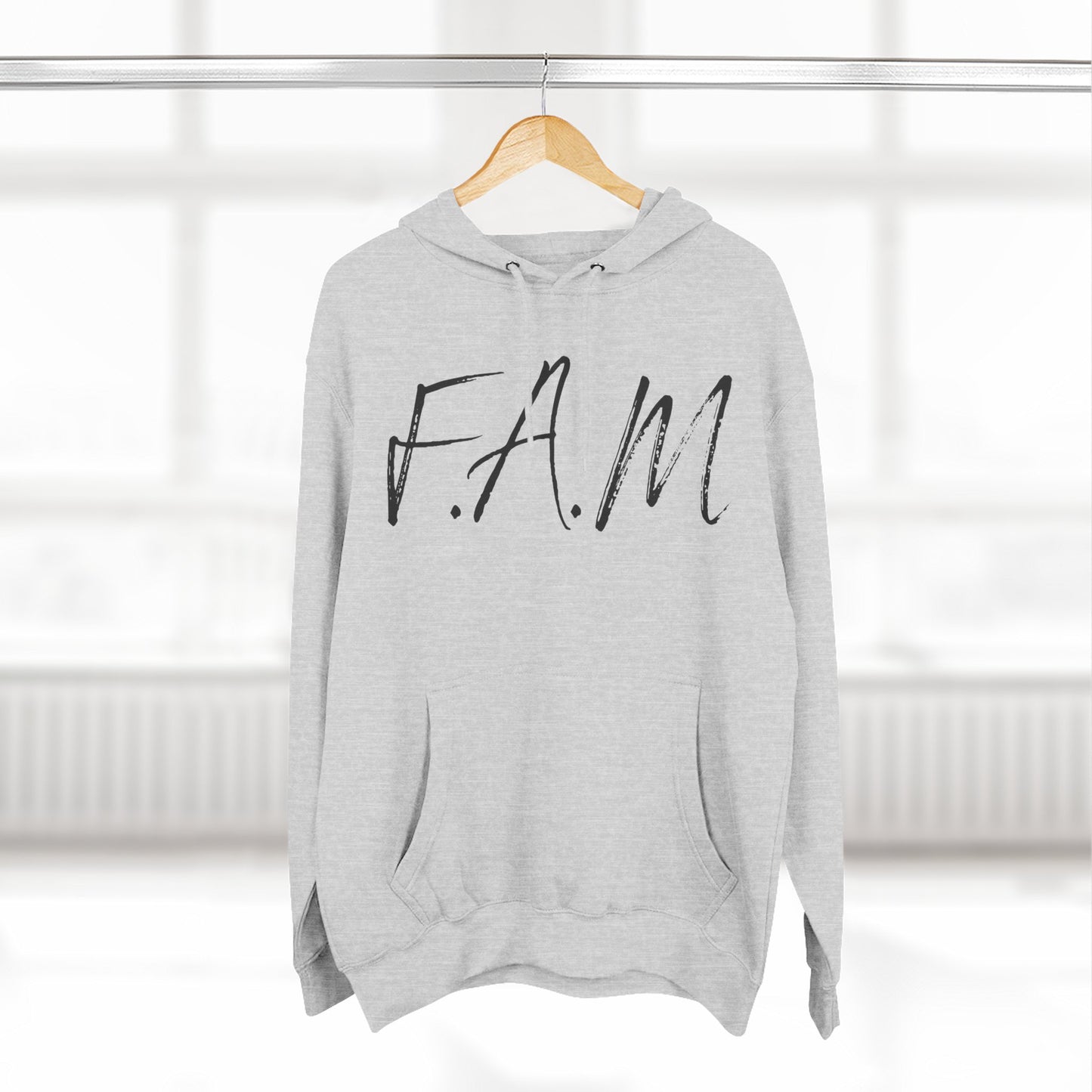 Fam Hoodie Black Words