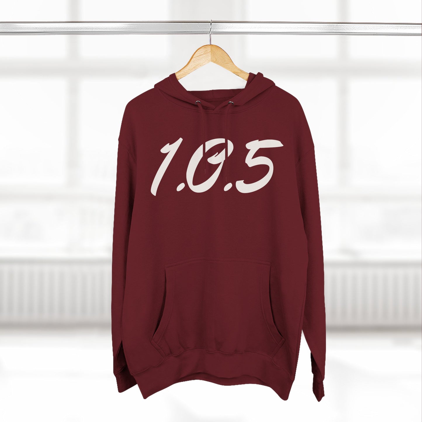 Specialty Adult 105 Christian Blue and White Letters Hoodie