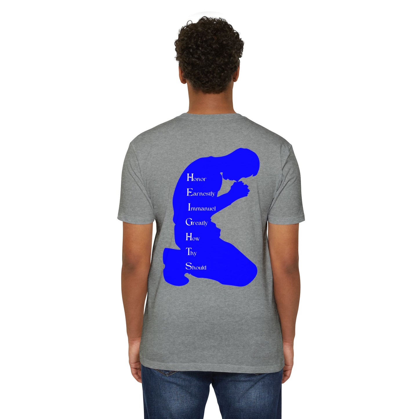 Heights Christian Blue Letters & Image Blended
