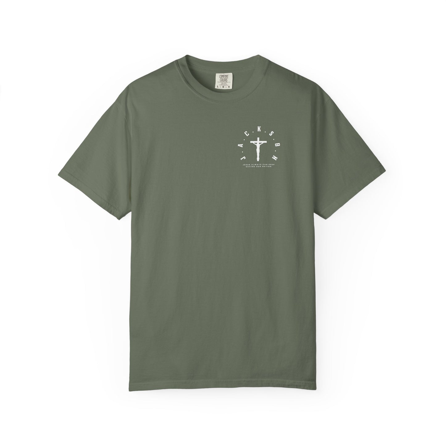 Jackson Believing Christian White Letters & Cross