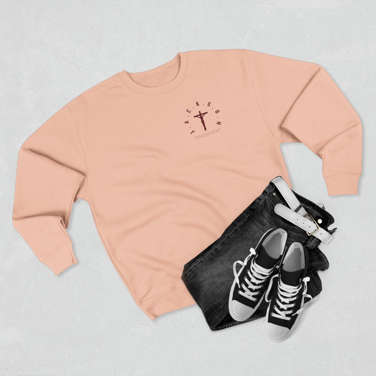 Jackson Marron Cross & Letters Crewneck