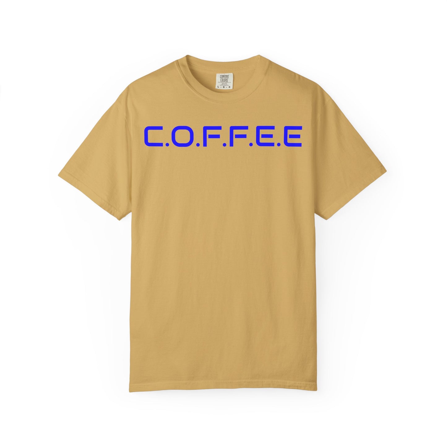 Adult Coffee Christian Blue Words Only