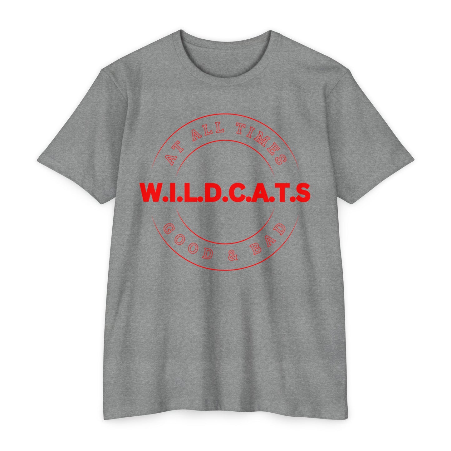 Wildcats Christian Red Letters & Picture