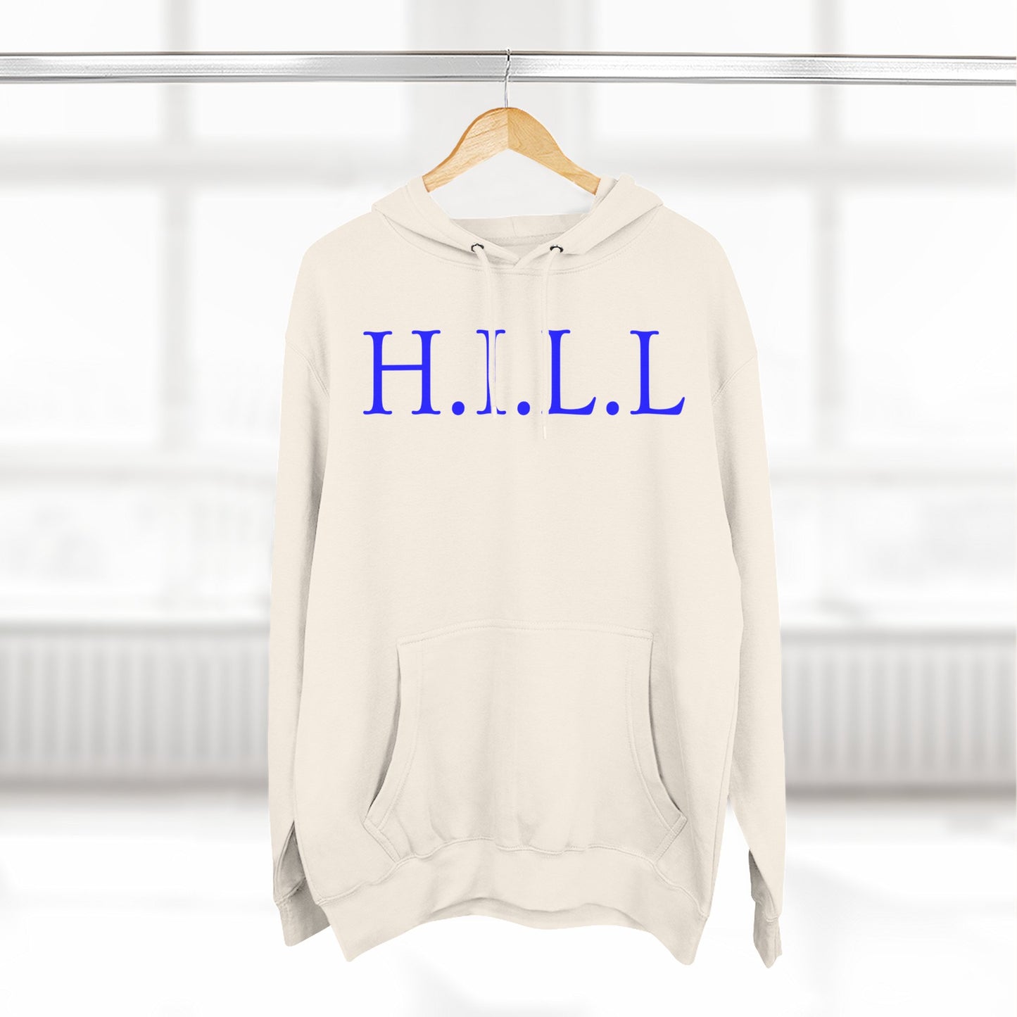 Hill Christian Blue Words Hoodie