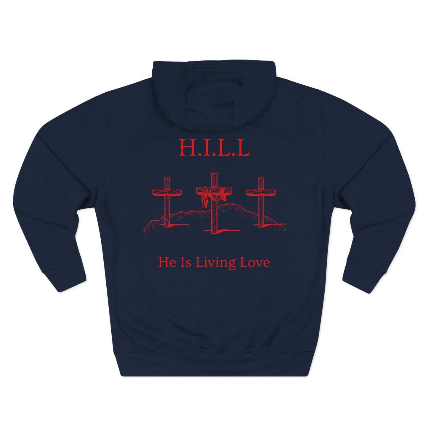 Hill Christian Red Words Hoodie