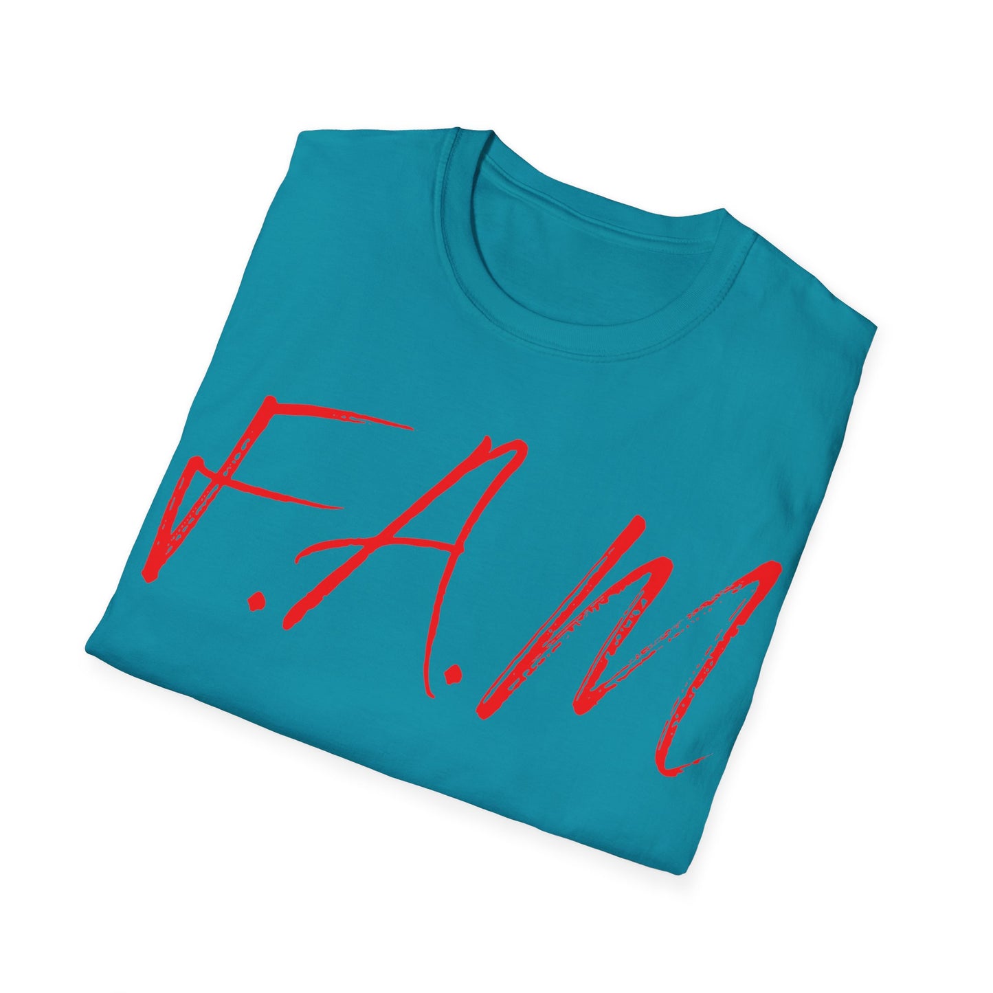 Fam Christian Red Letters & Image