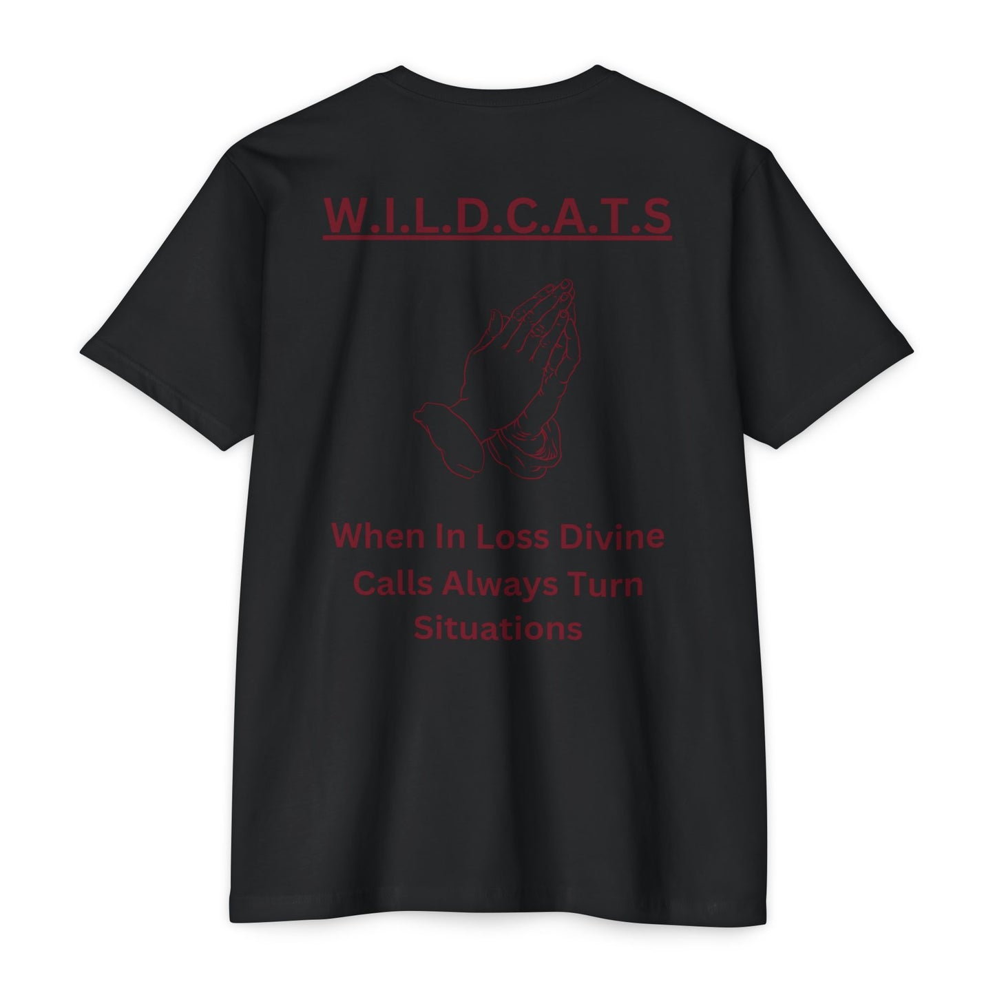 Wildcats Christian Marron Letters & Picture