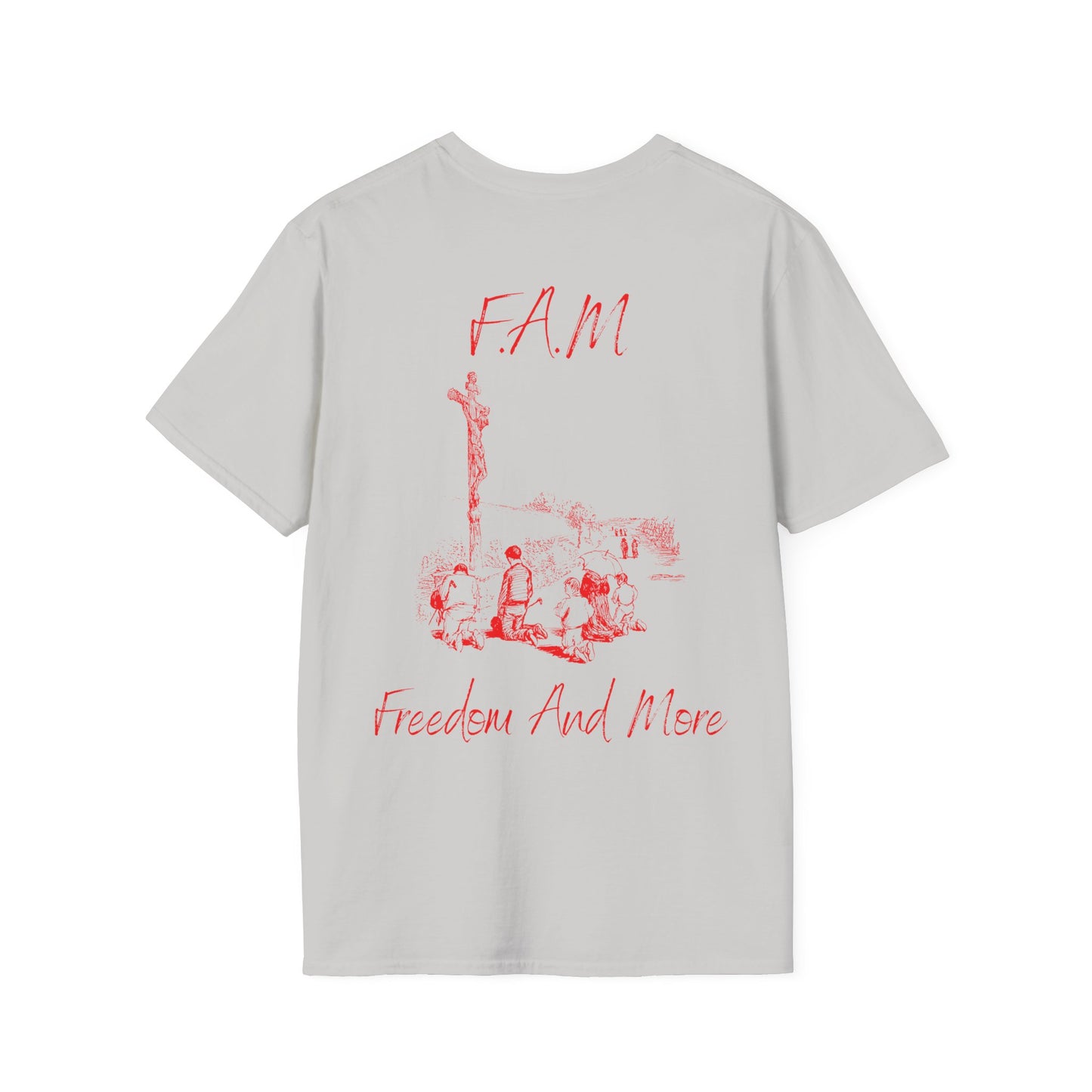 Fam Christian Red Letters & Image