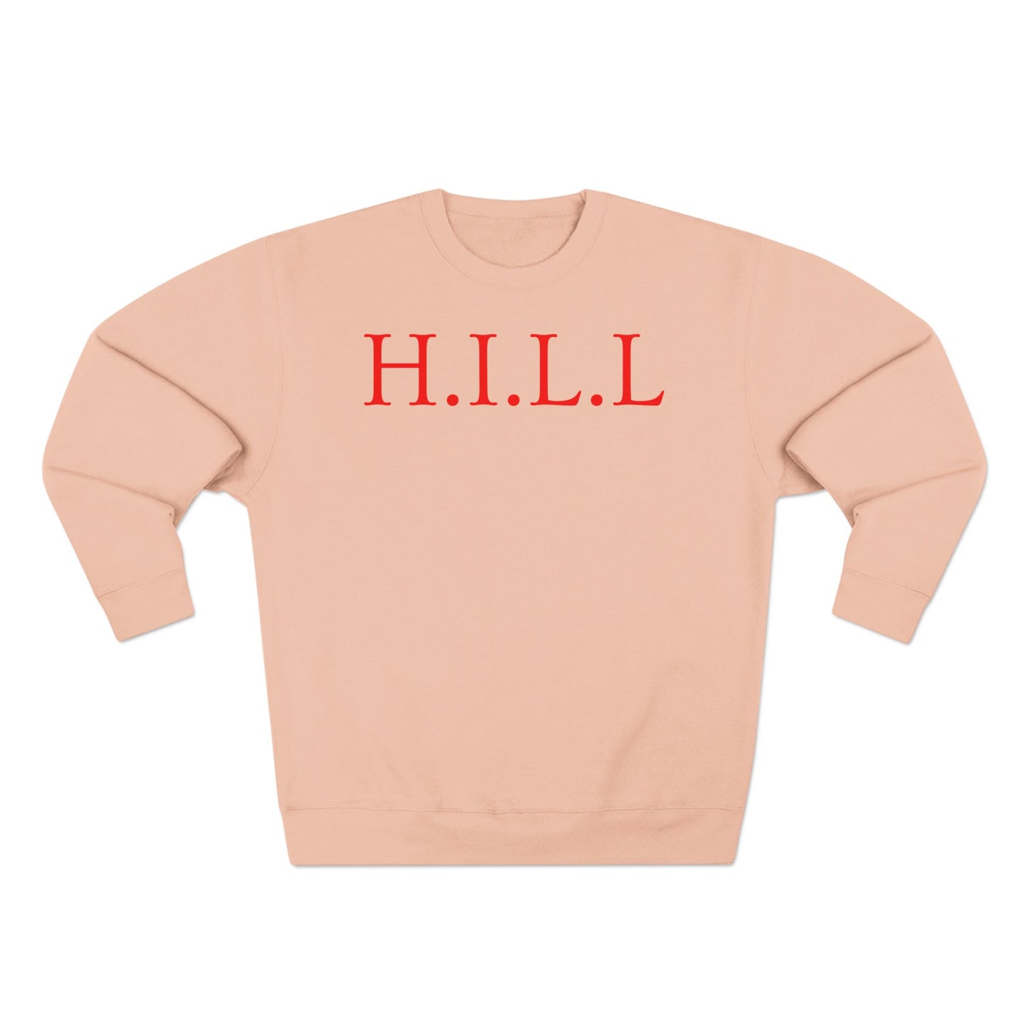 Hill Christian Red Words Crewneck