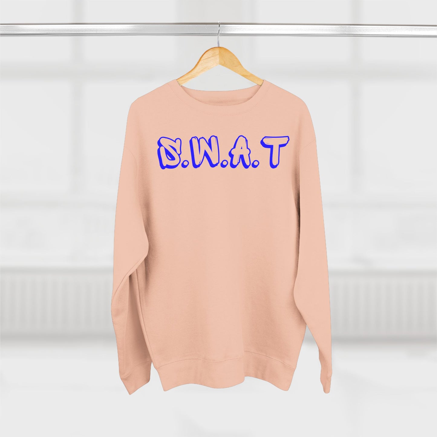 Swat Christian Blue Words Crewneck