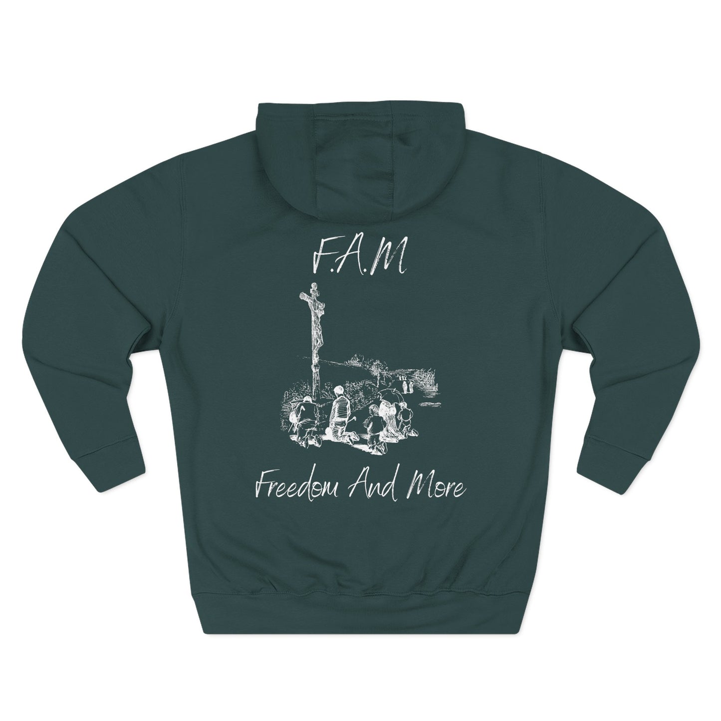 Fam Hoodie White Words