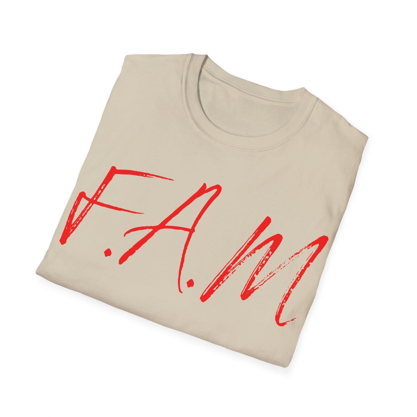 Fam Christian Red Letters & Image