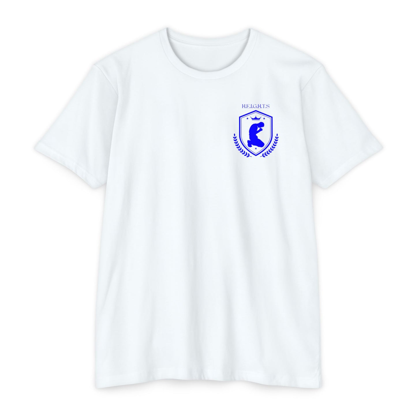 Heights Christian Blue Letters & Image Blended
