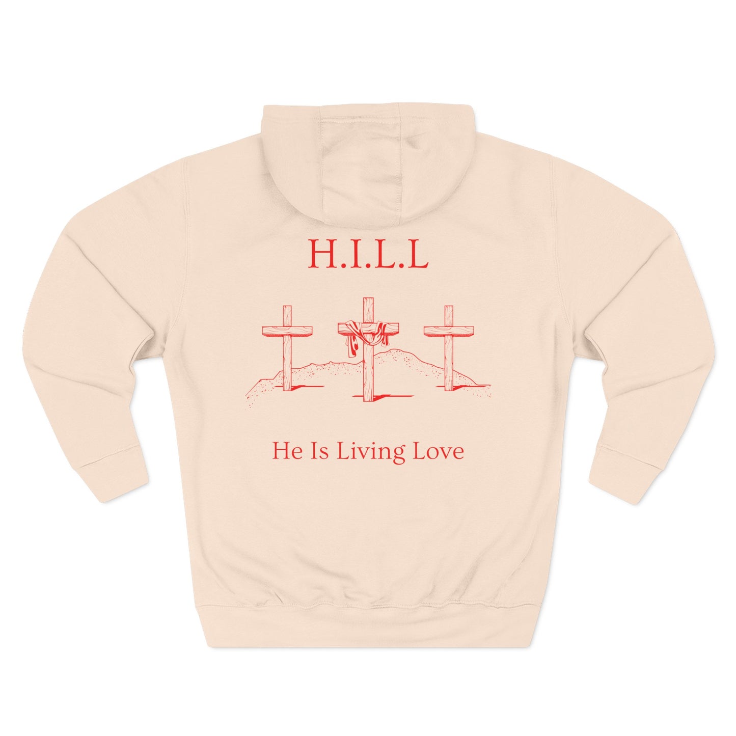 Hill Christian Red Words Hoodie