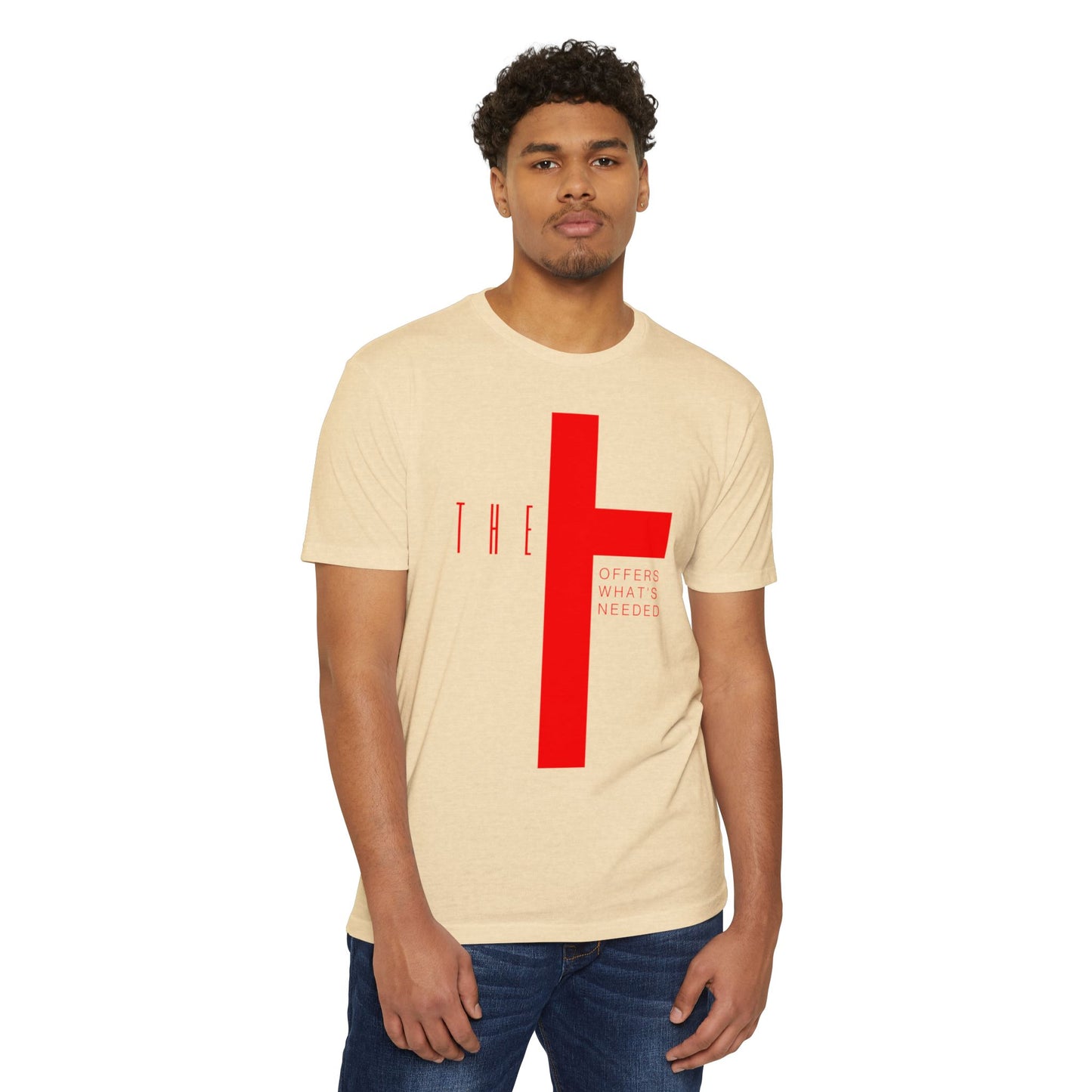 T-Town Red Cross & Letters Blended