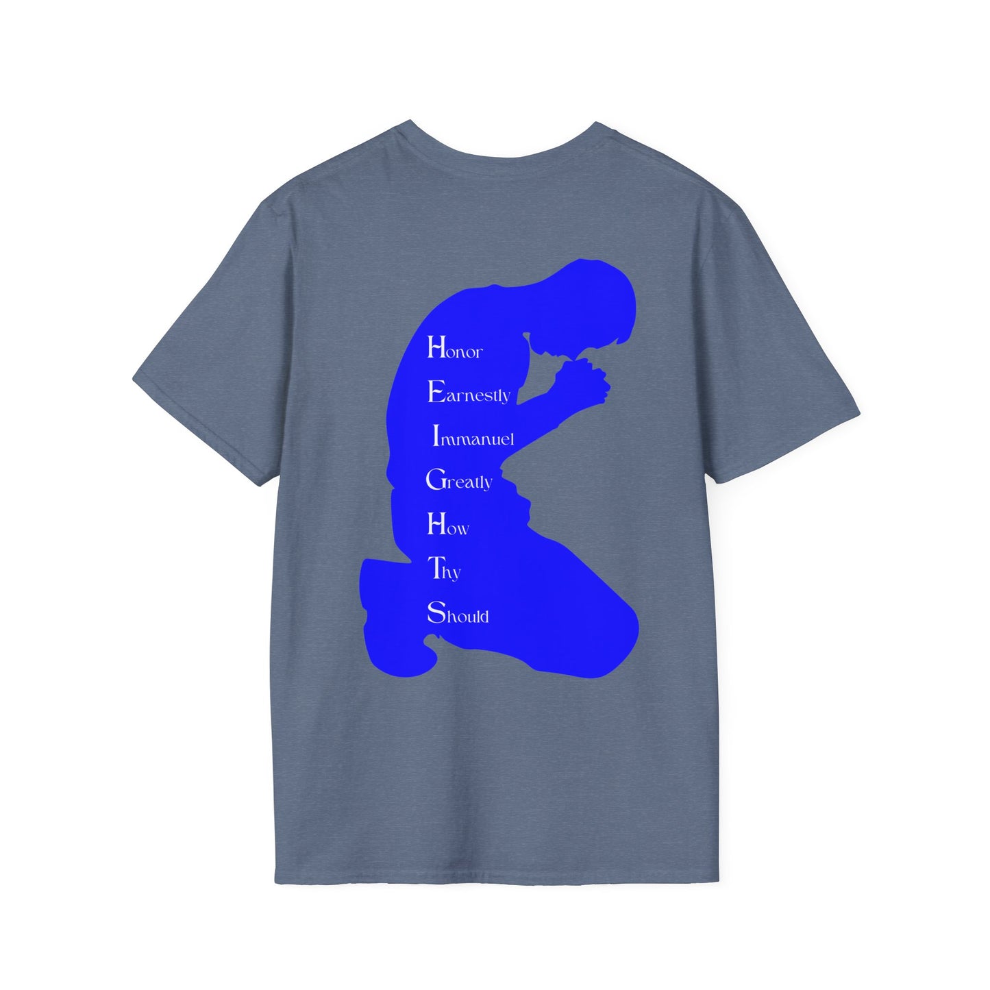 Heights Christian Blue Letters & Image