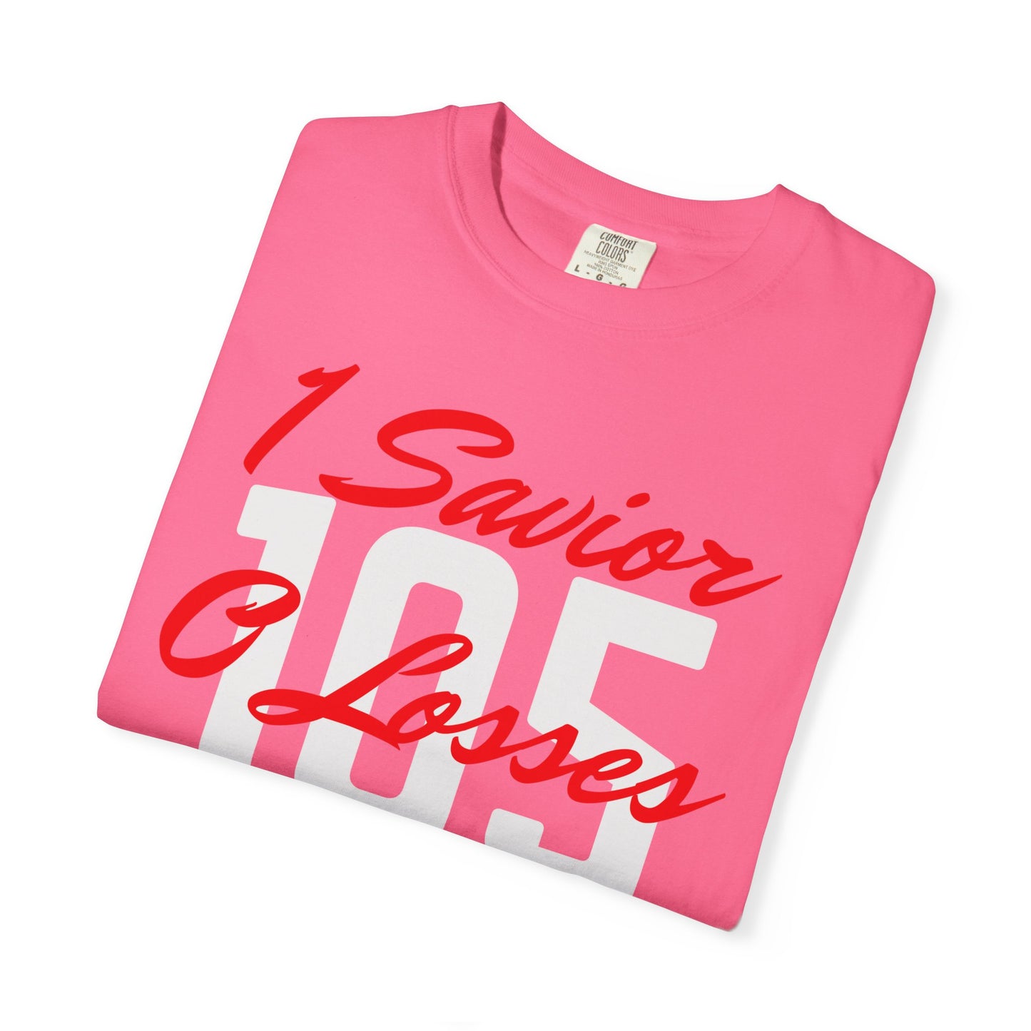Adult 105 Christian Red and White Letters
