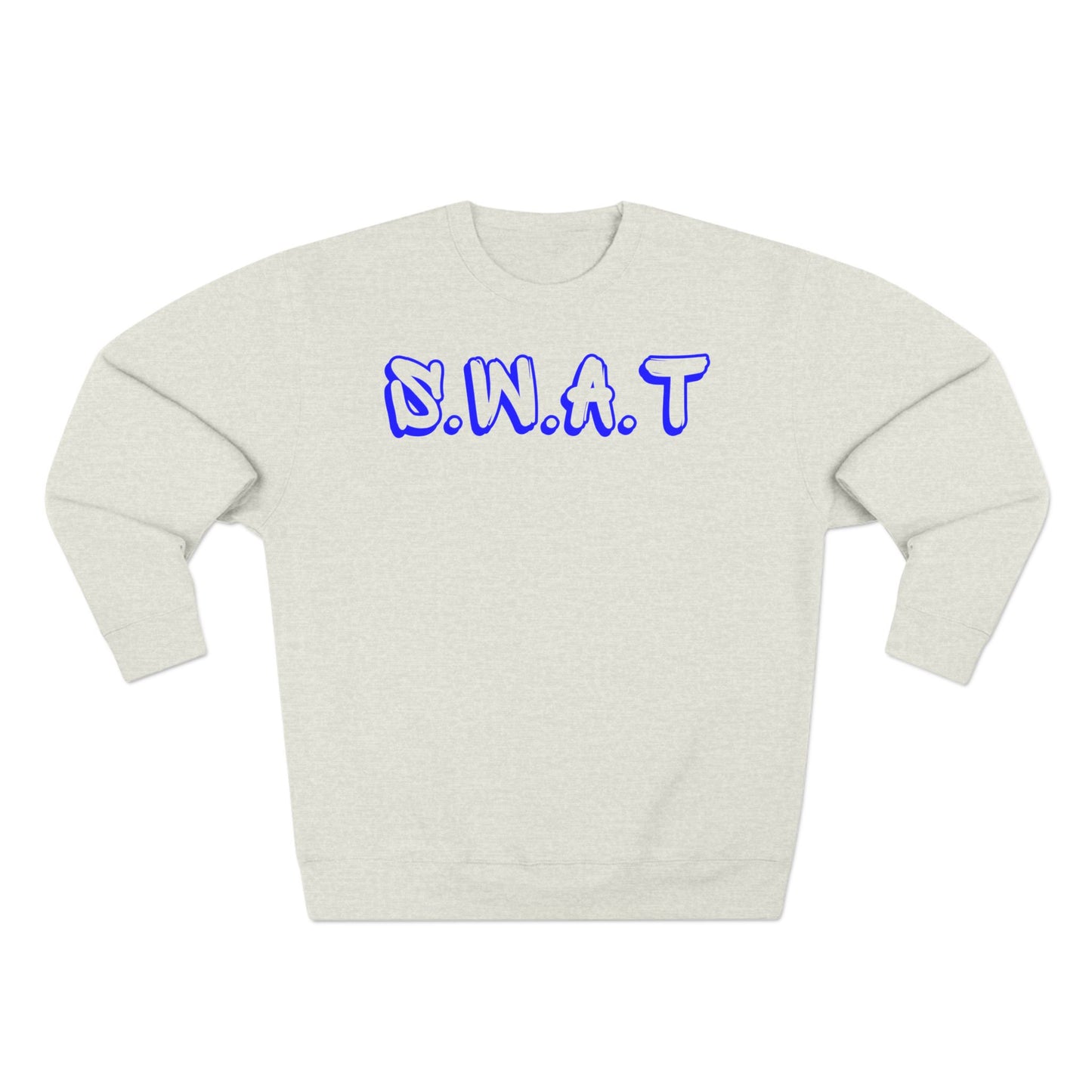Swat Christian Blue Words Crewneck