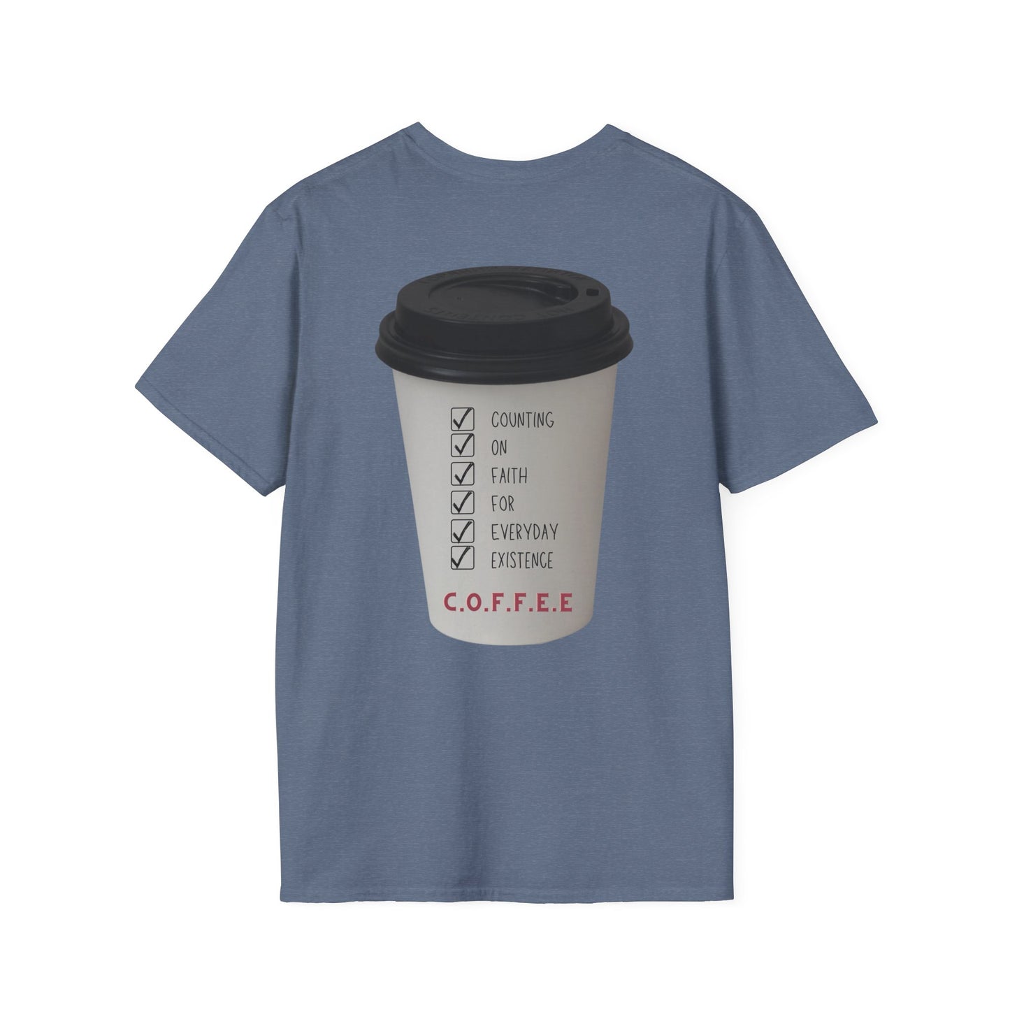 Adult Coffee Christian White Letters & Image