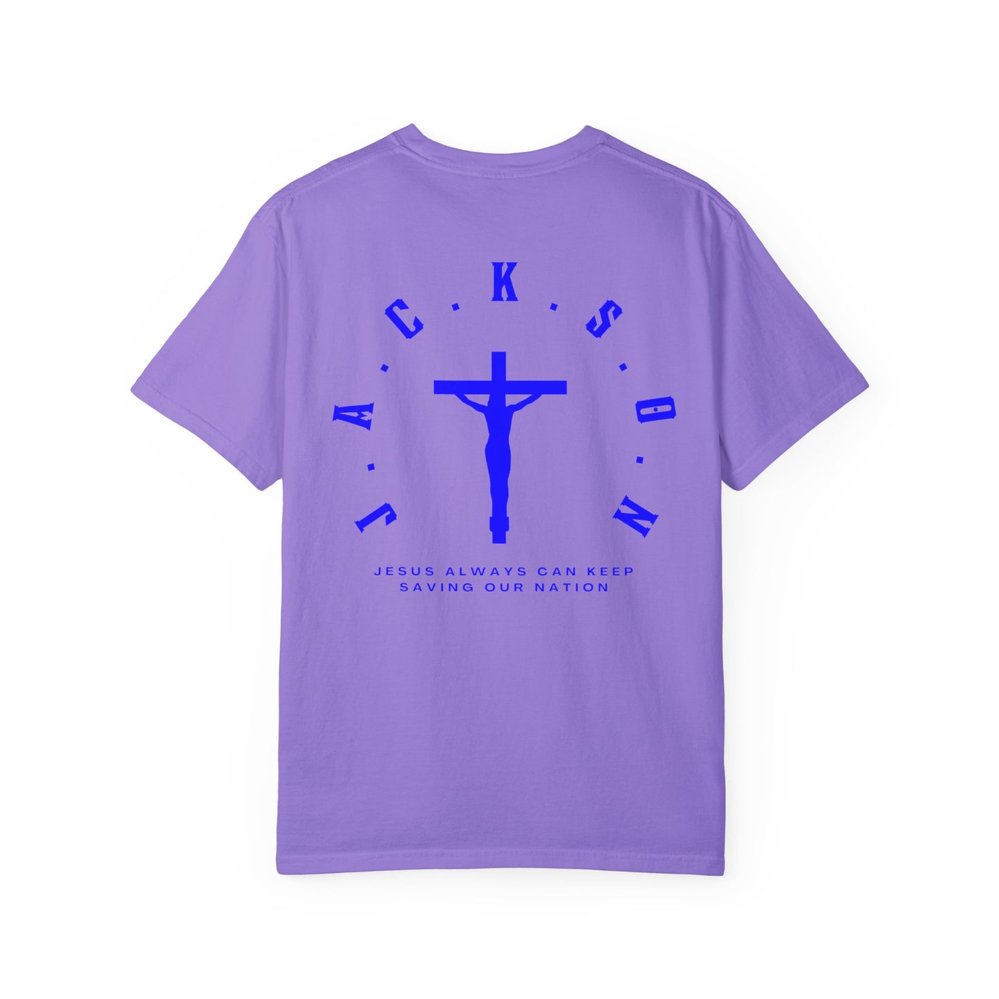 Jackson Believing Christian Blue Letters & Cross
