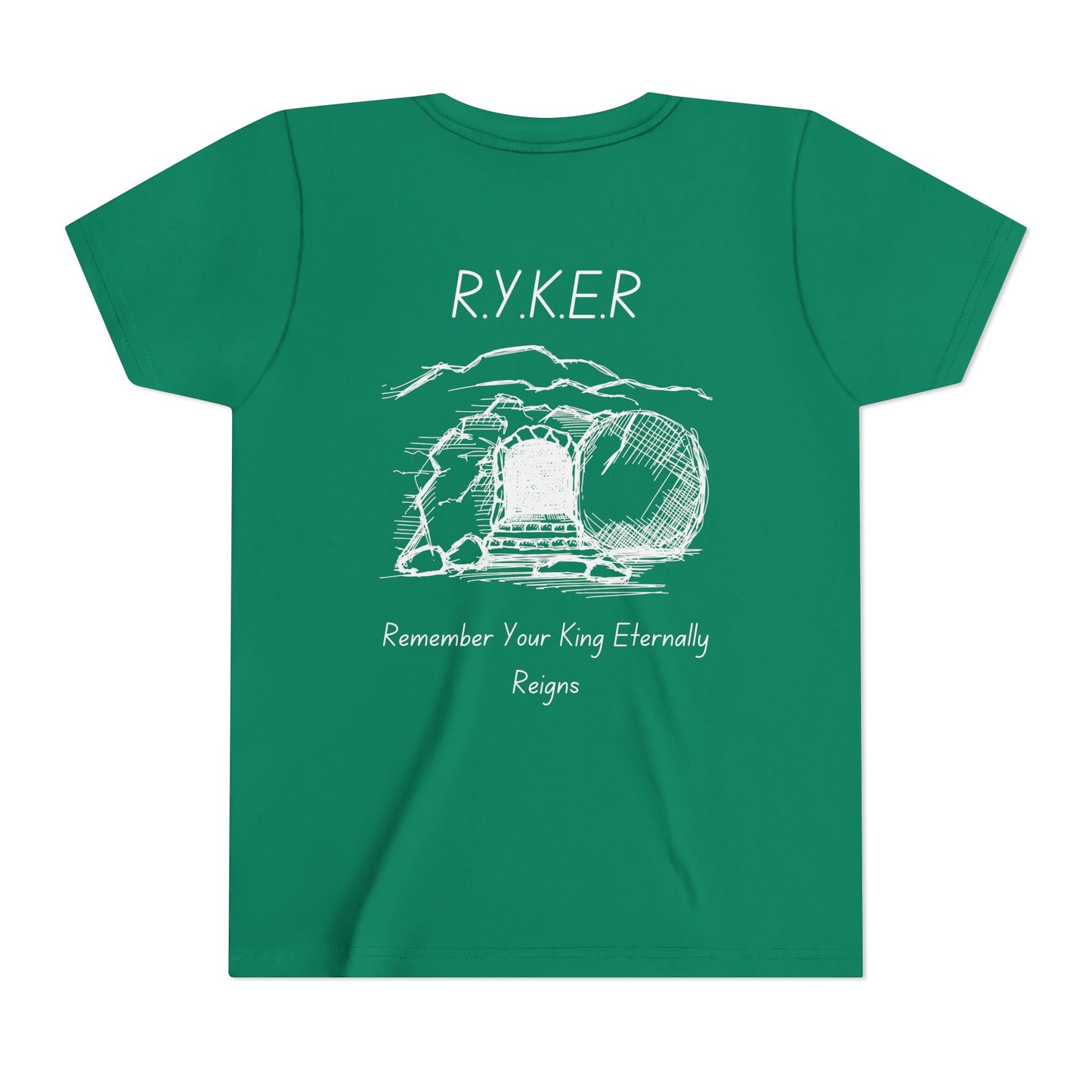 Youth RYKER Christian White Letters