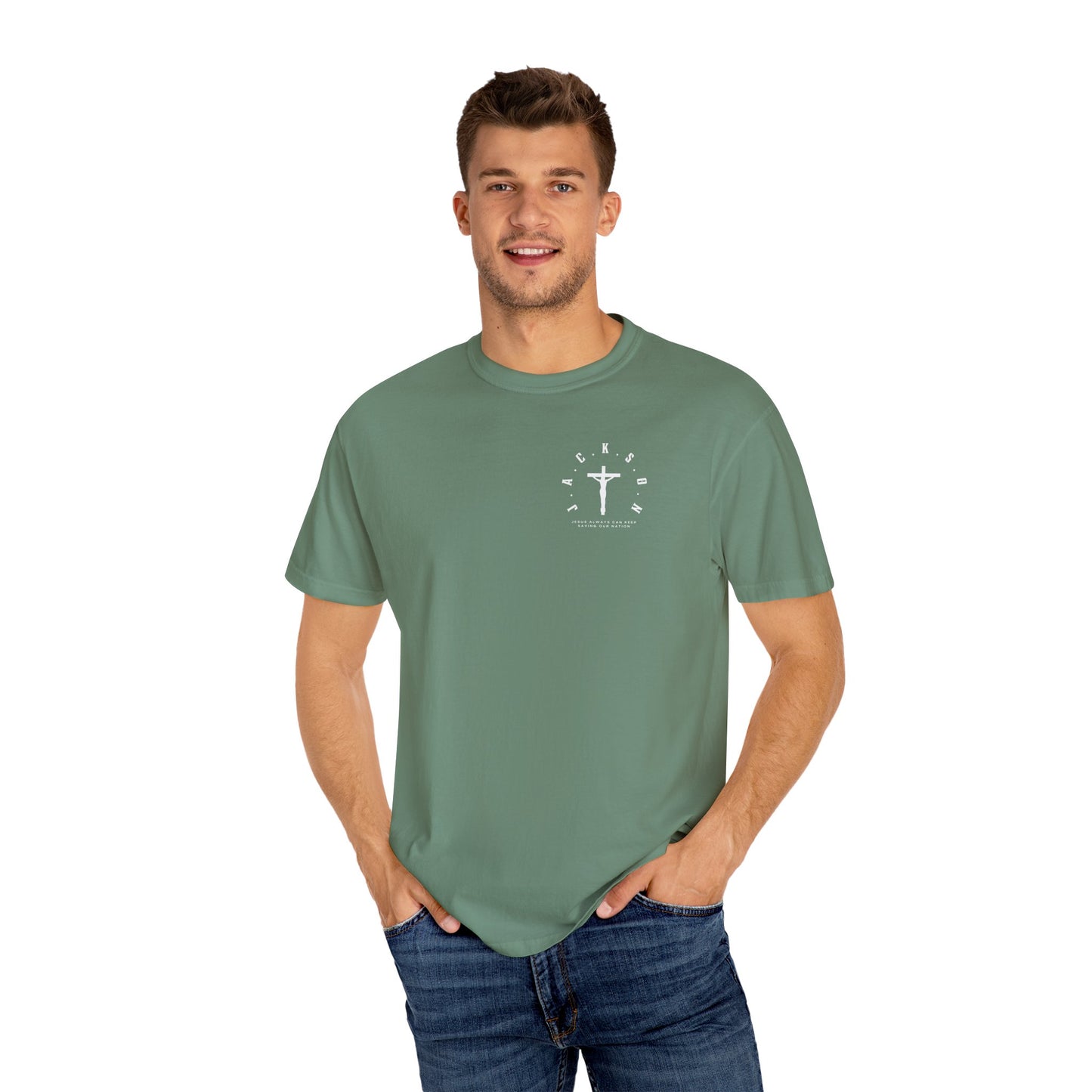 Jackson Believing Christian White Letters & Cross