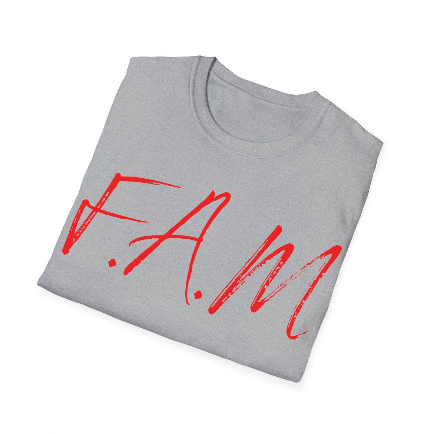 Fam Christian Red Letters & Image