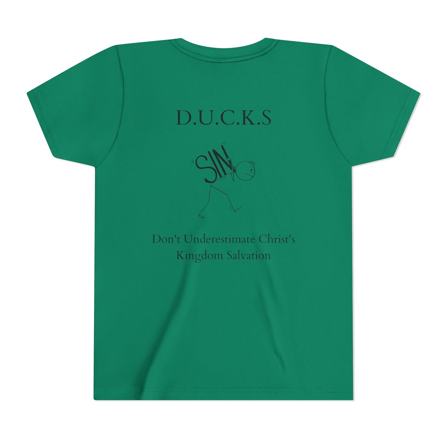 Youth Ducks Christian Black Words