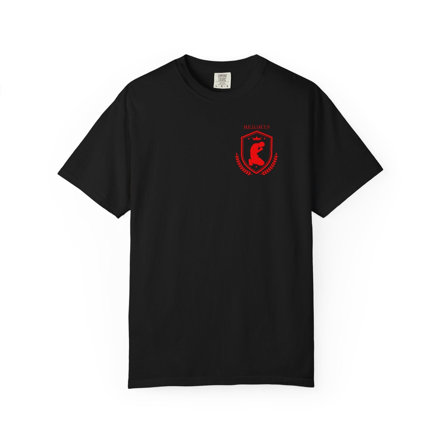 Heights Christian Red Letters & Image