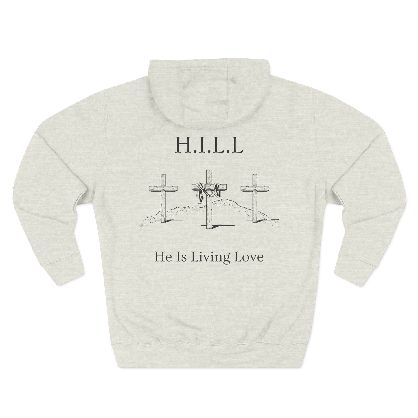 Hill Christian Black Words Hoodie