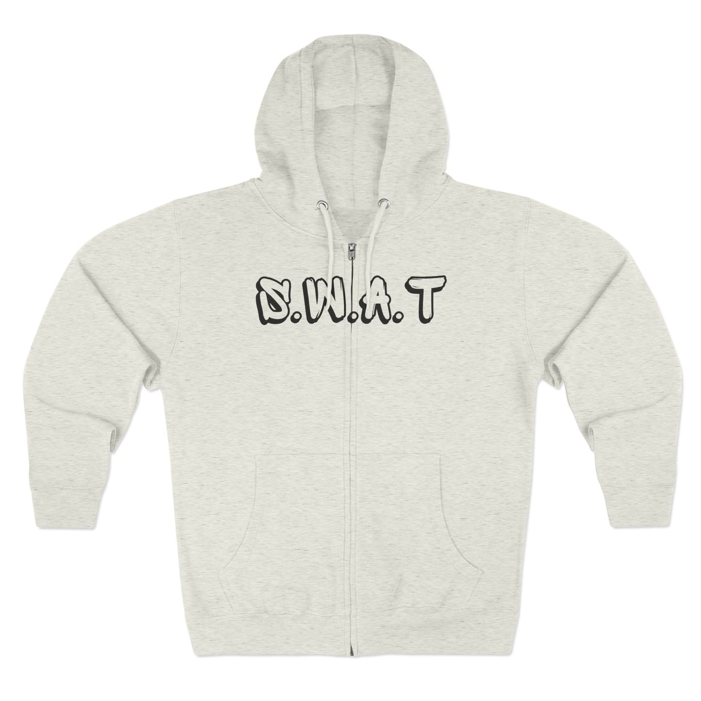 Swat Christian Black Words Hoodie Zipper