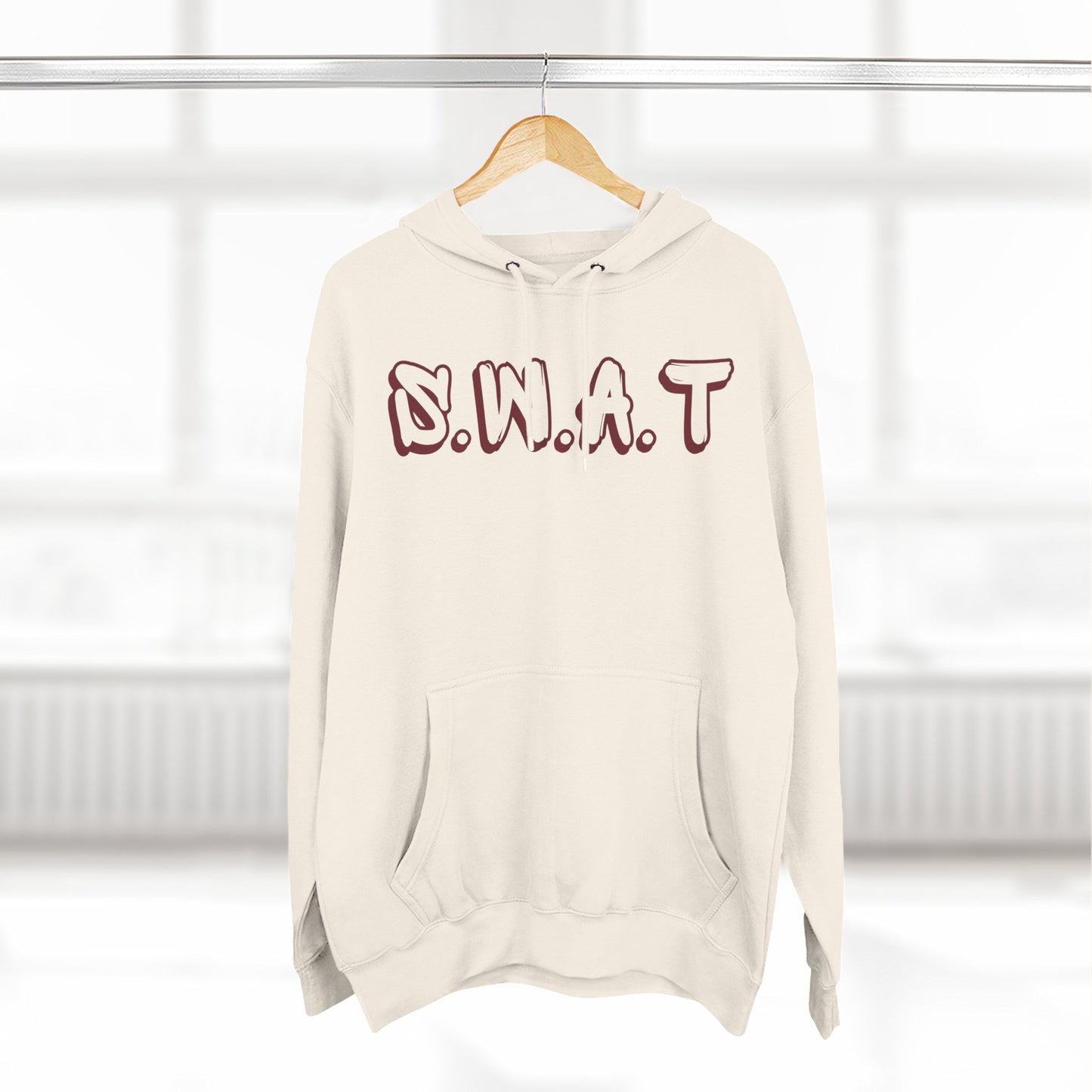 Swat Christian Marron Words Hoodie