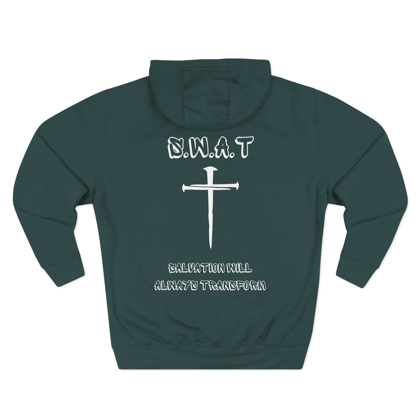 Swat Christian White Words Hoodie