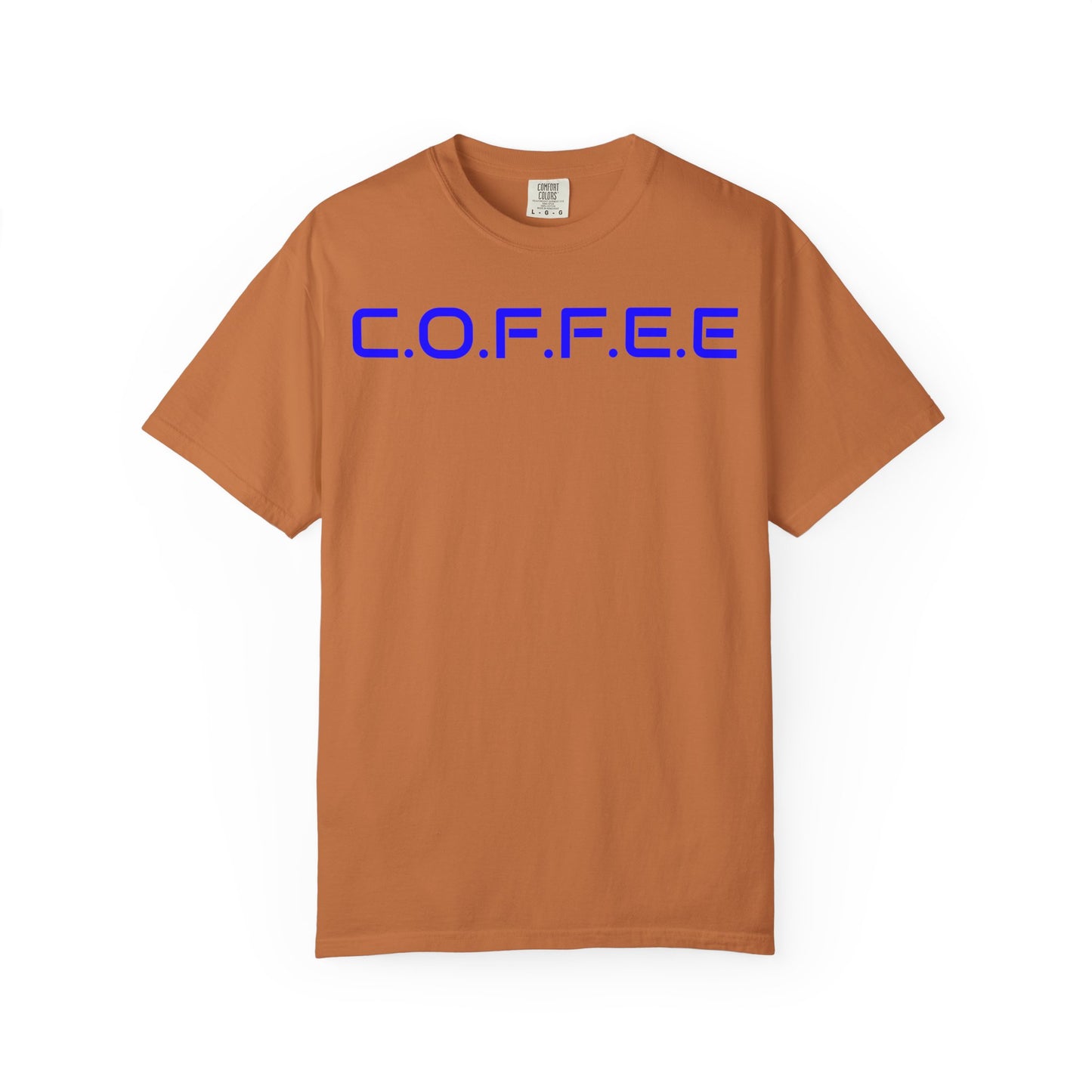 Adult Coffee Christian Blue Words Only