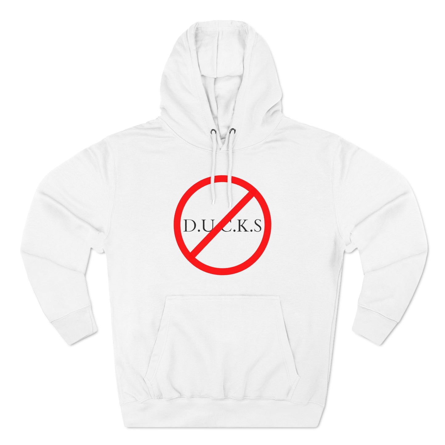 Ducks Christian Black Words Hoodie