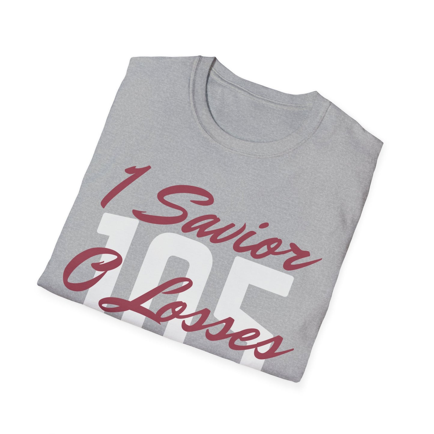Adult 105 Christian Marron and White Letters
