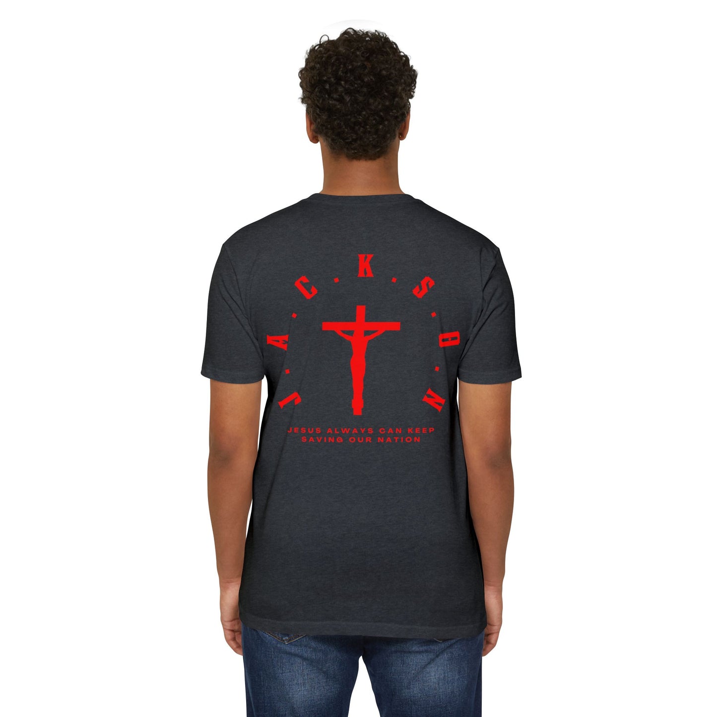 Jackson Red Cross & Letters Blended