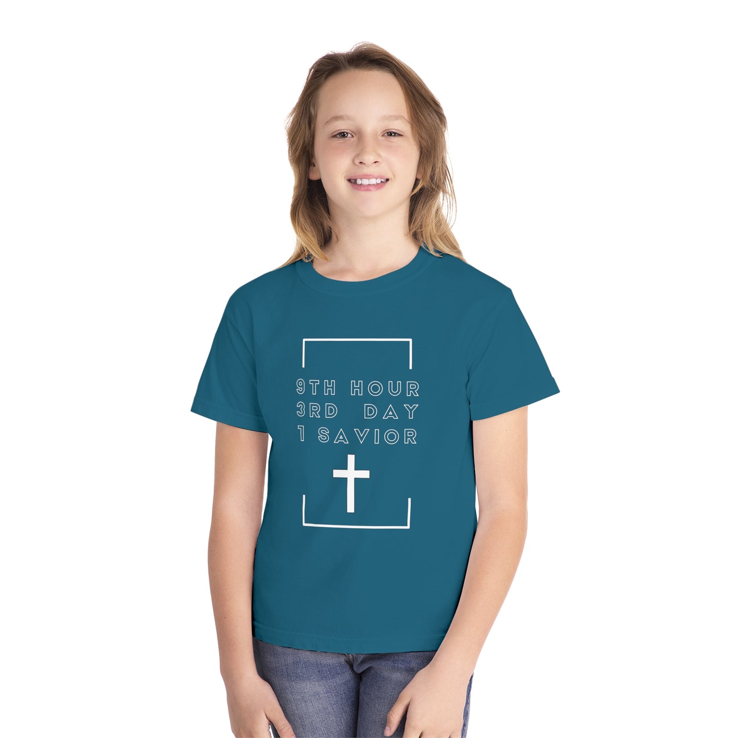Youth 931 Christian White Letters