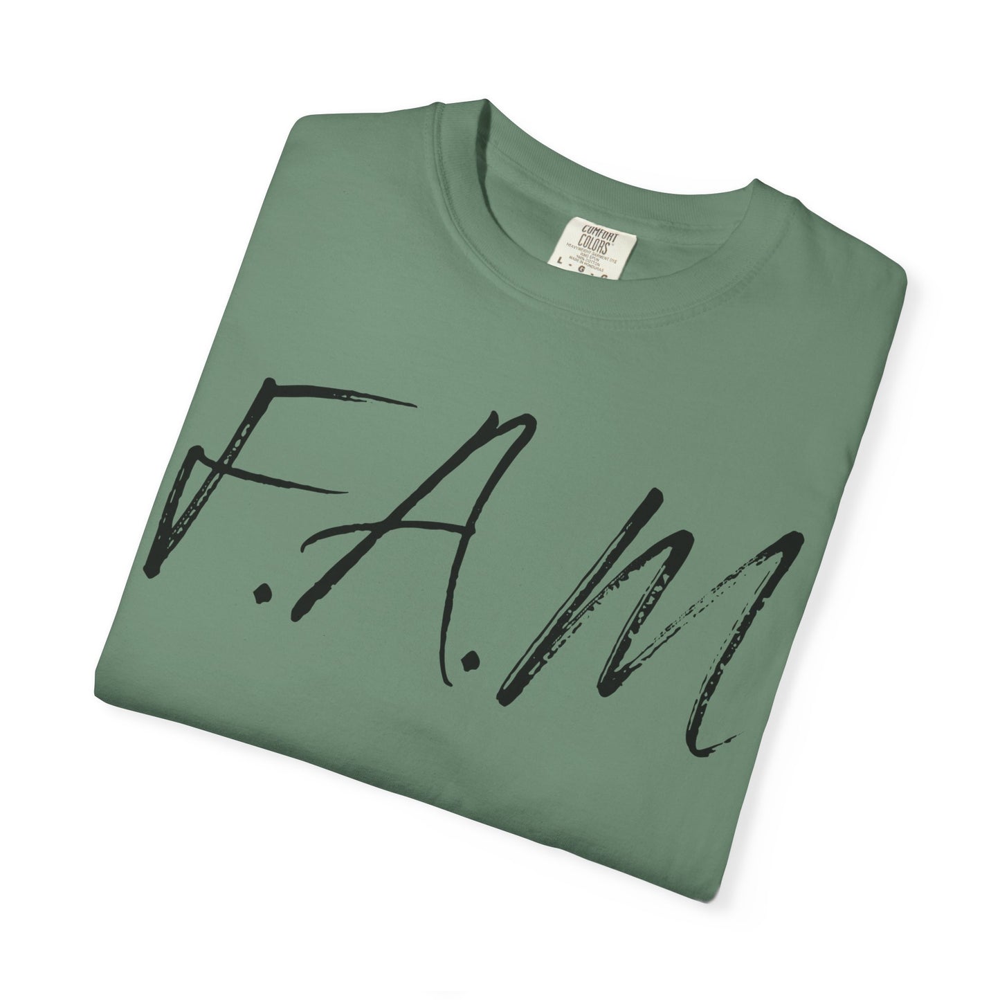 Fam Christian Black Letters & Image