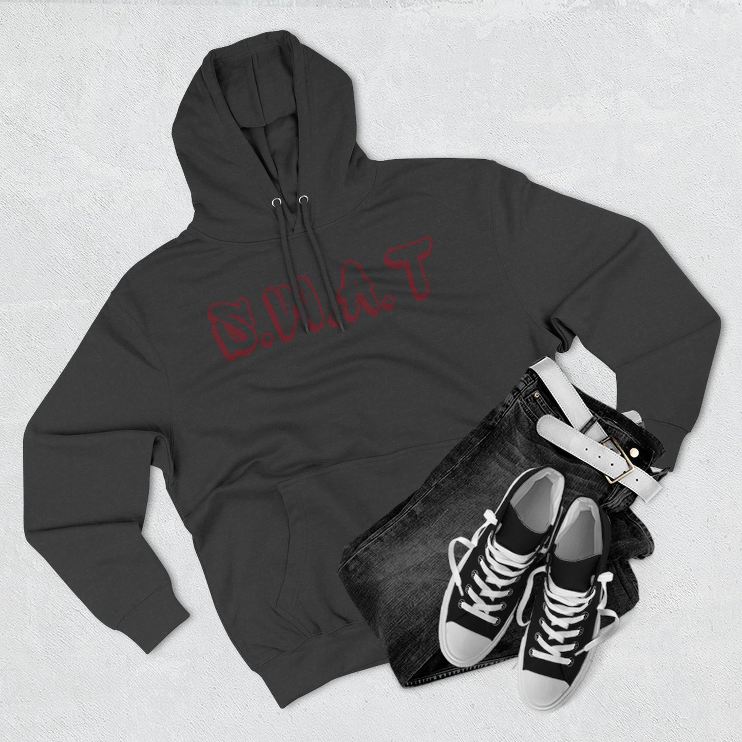 Swat Christian Marron Words Hoodie
