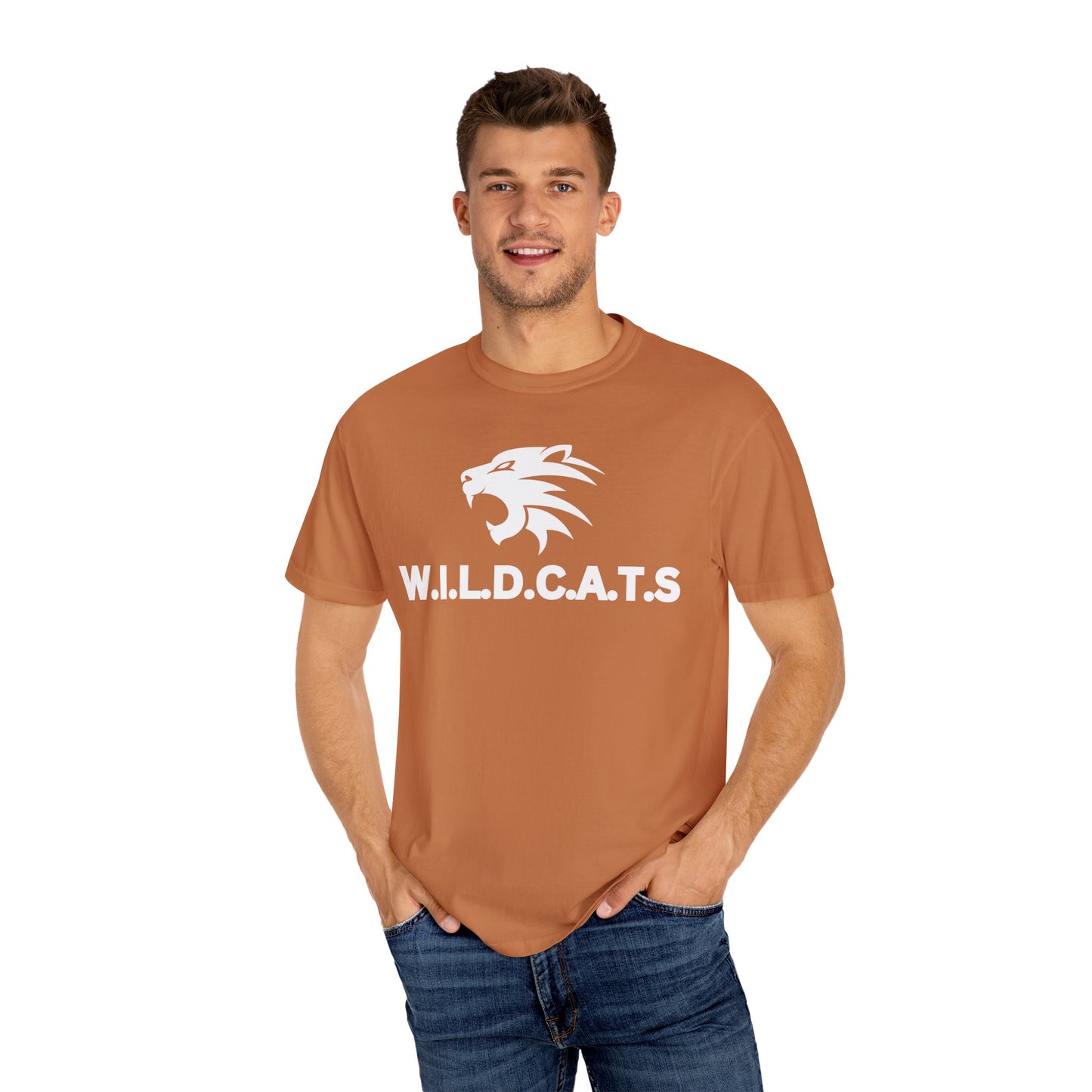 Wildcats Christian White Letters & Image Specialty