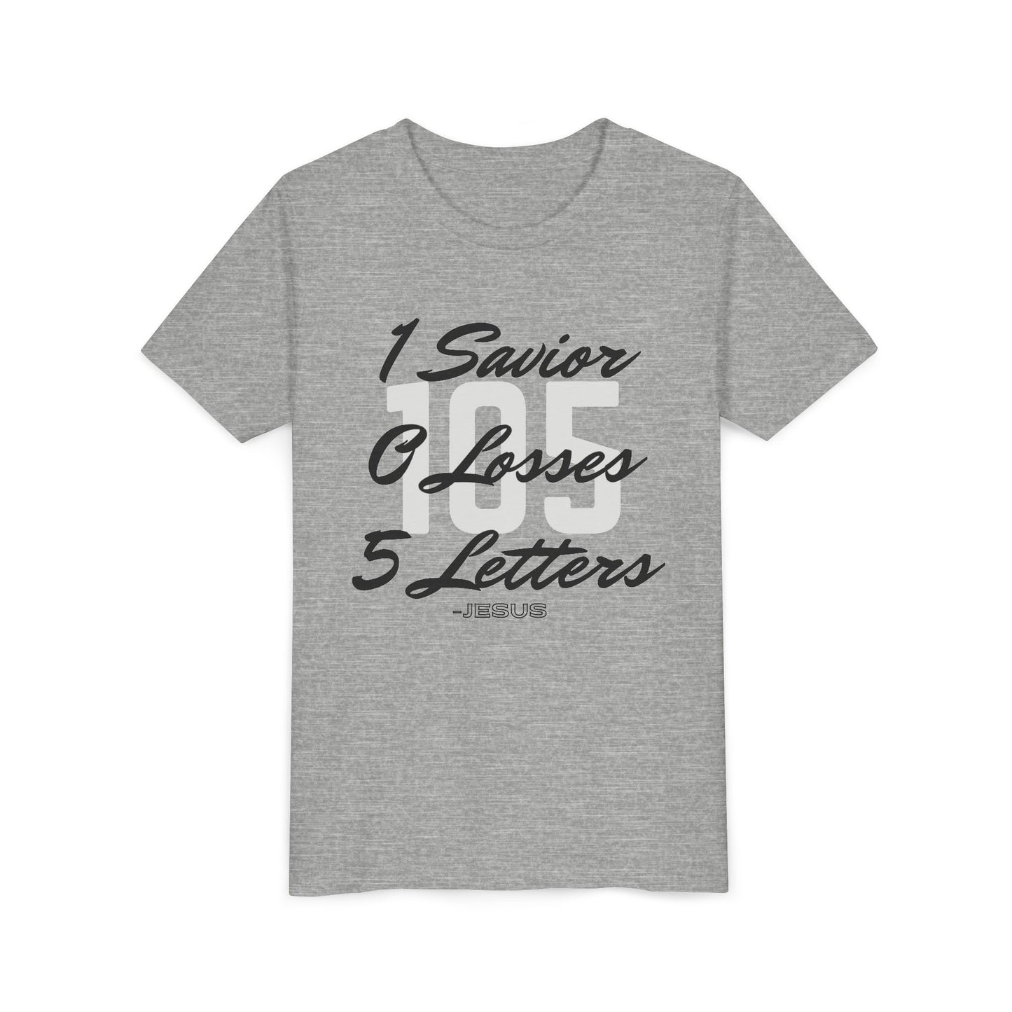 Youth 105 Christian Black and White Letters