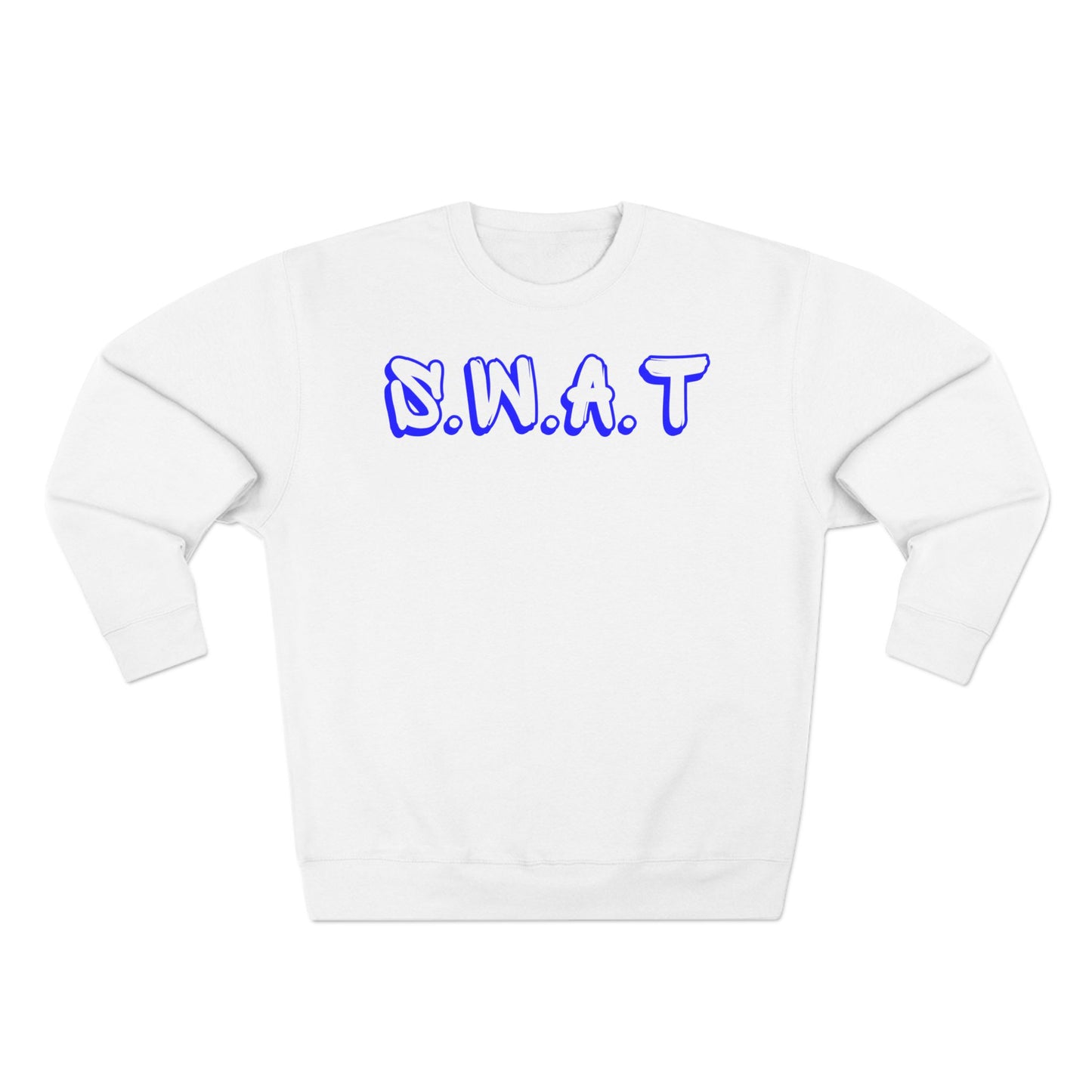 Swat Christian Blue Words Crewneck