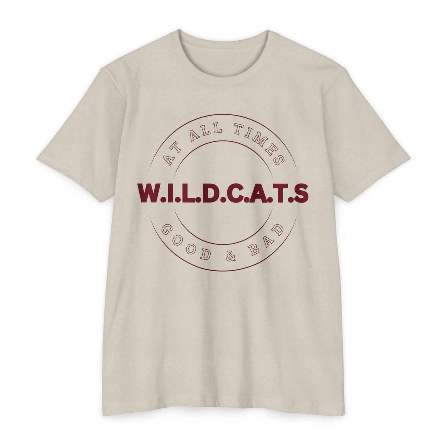 Wildcats Christian Marron Letters & Picture