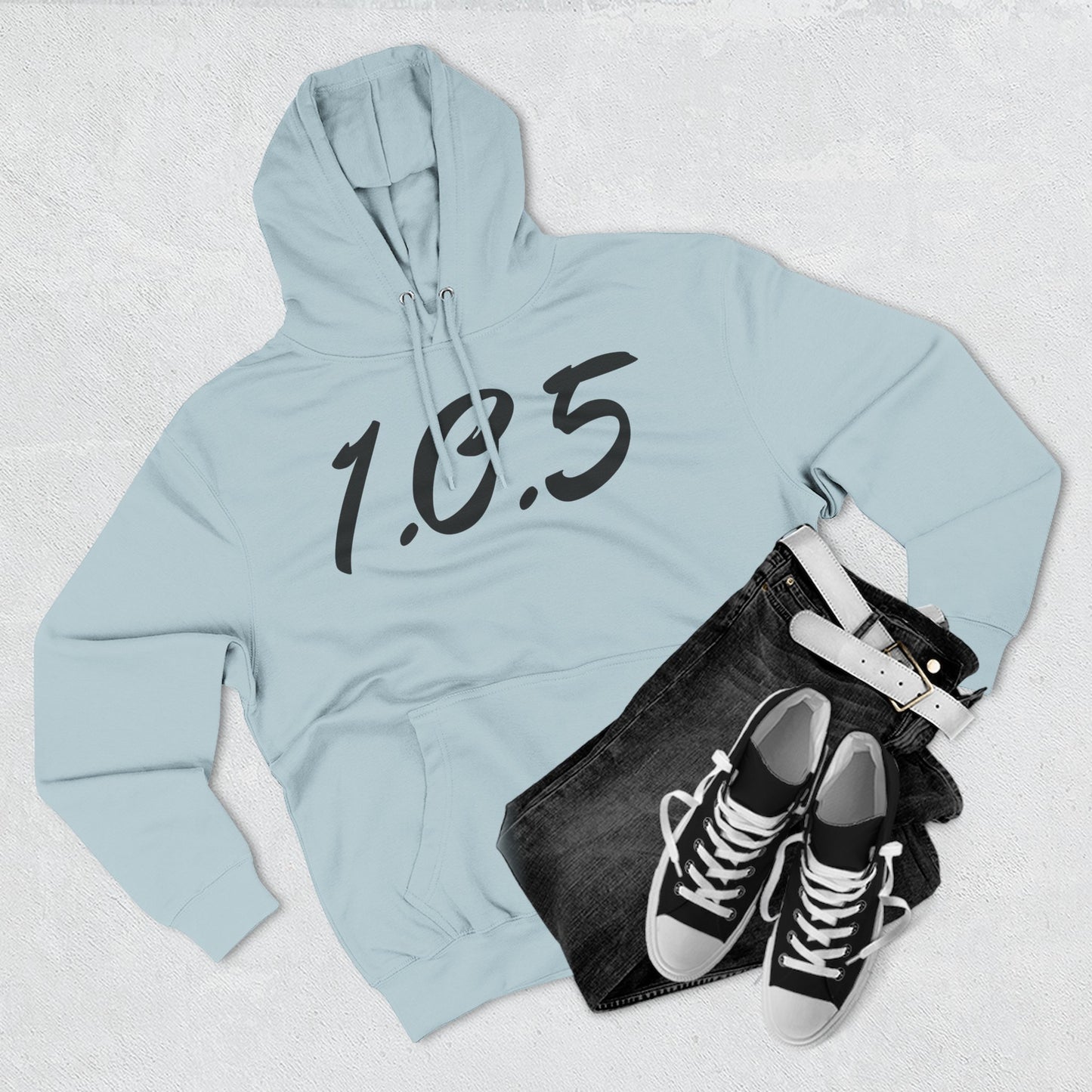 Specialty Adult 105 Christian Black and White Letters Hoodie