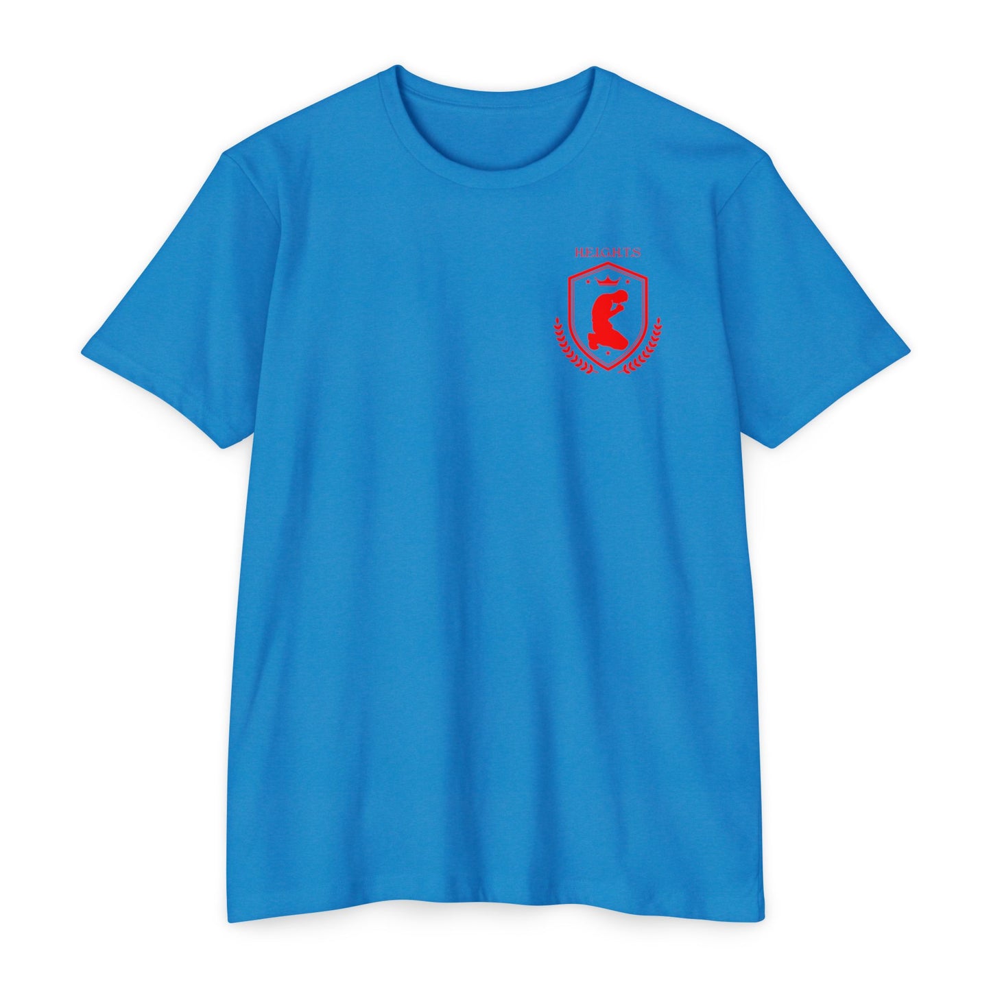 Heights Christian Red Letters & Image Blended