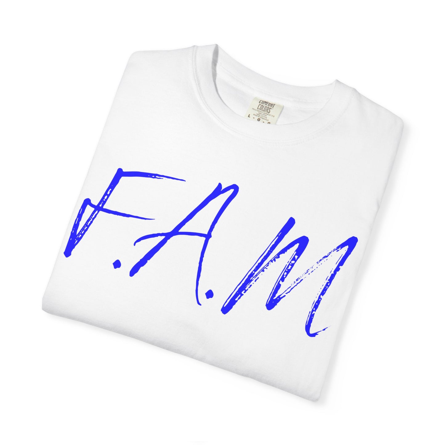 Fam Christian Blue Letters & Image